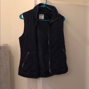 Old navy navy lightweight puffer vest